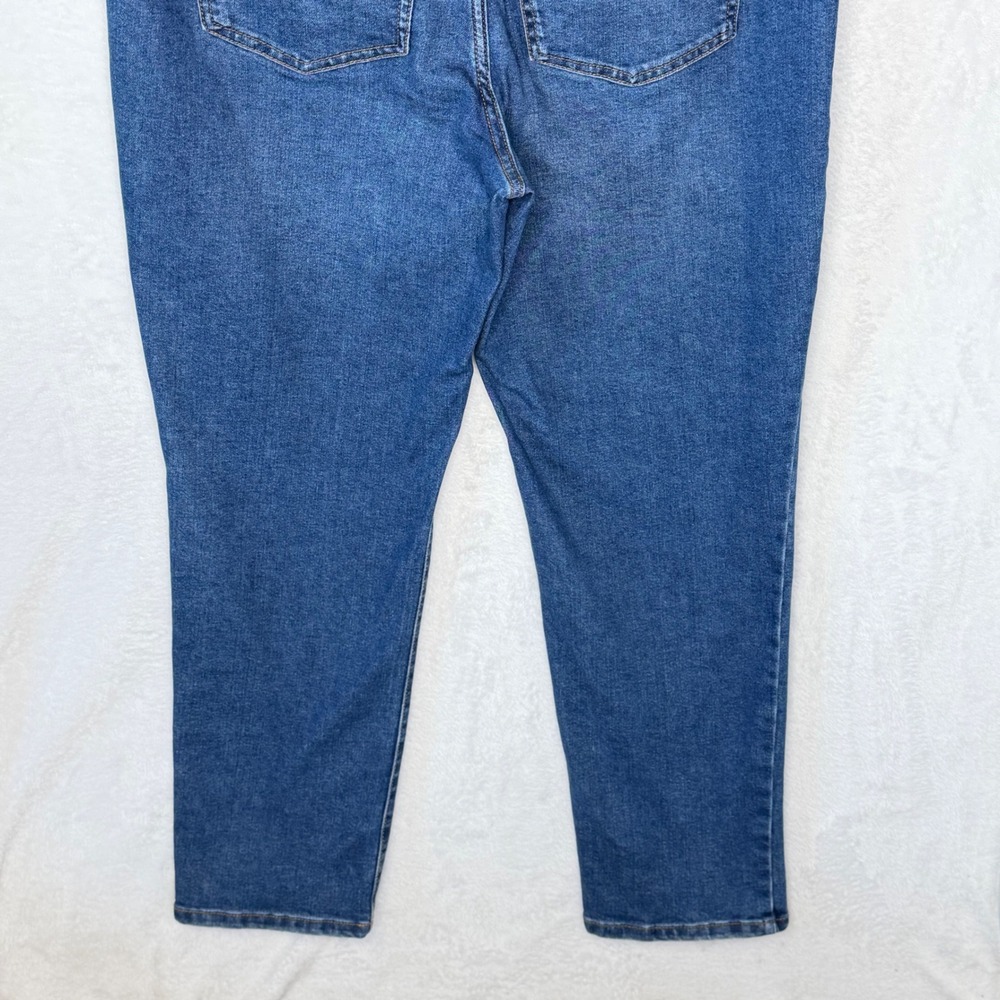 Terra & Sky Women 14W Blue Straight Leg Jeans Casual Denim Pants - Picture 7 of 11